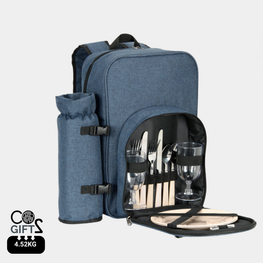 Mochila Térmica de Picnic Sostenible en Poliéster Reciclado Personalizable con Cubiertos Incluidos  Whitsunday