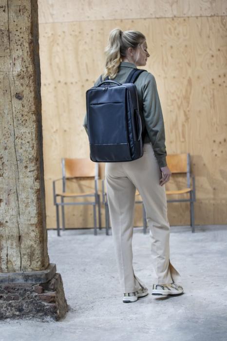 Mochila Maletín de Viaje Ecológica de rPET Reciclado con Certificado GRS y Huella de CO2 para Ordenador de 17" Personalizable Expedition Pro