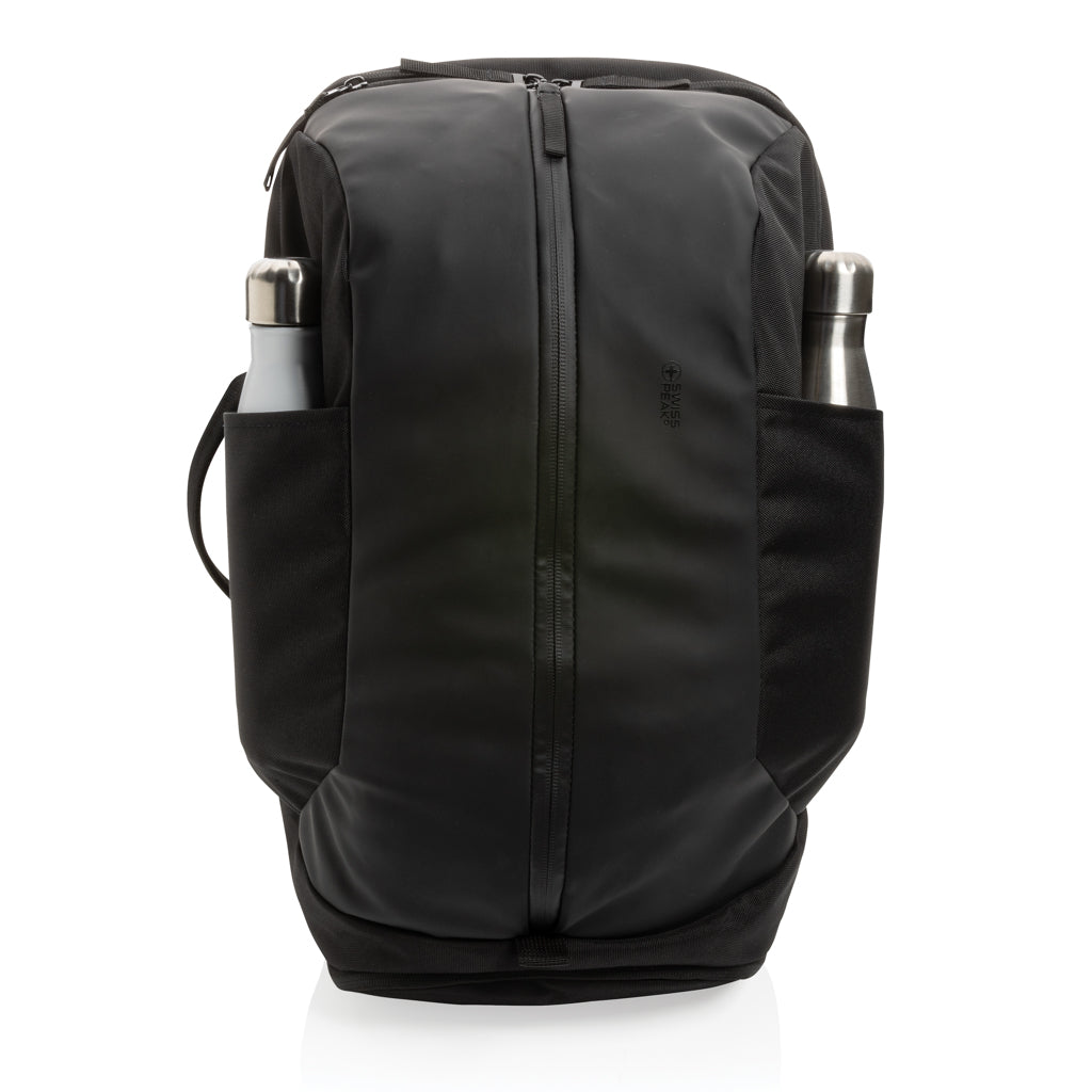 Mochila de Negocios Convertible en Bolsa de Gimnasio Ecológica de rPET Reciclado con Compartimento para ORdenador 15, 6" ,Trazador AWARE™ y Contribución a ONG