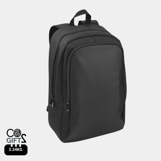 Mochila ecológica para portátil de poliéster reciclado, regalo corporativo sostenible CO2Gifts