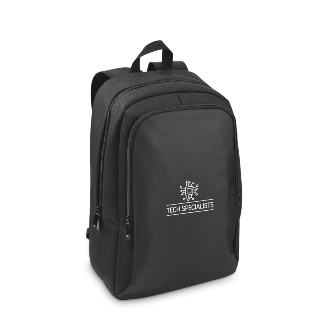 Mochila ecológica para portátil de poliéster reciclado, regalo corporativo sostenible CO2Gifts