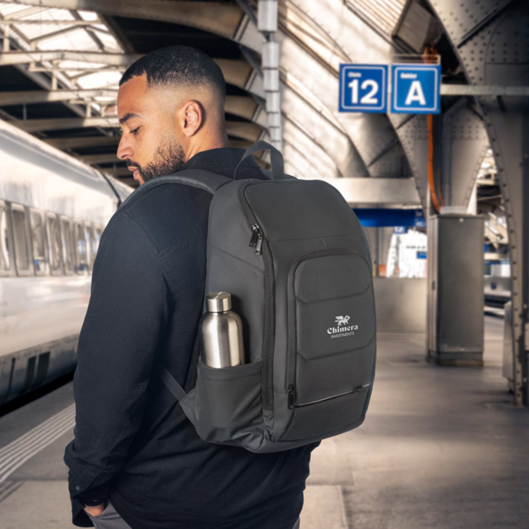 Mochila ecológica con compartimentos para portátil y tablet, regalo corporativo sostenible