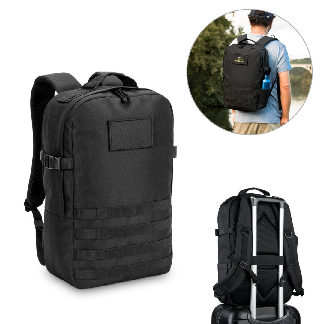 Mochila reciclada perfecta para merchandising corporativo sostenible