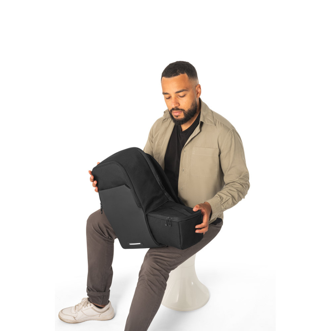 Mochila sostenible con diseño moderno para regalos corporativos