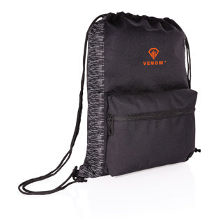 Mochila de Cuerdas Reflectante Sostenible de rPET 190T Impact AWARE™ para Personalizar Especial Seguridad