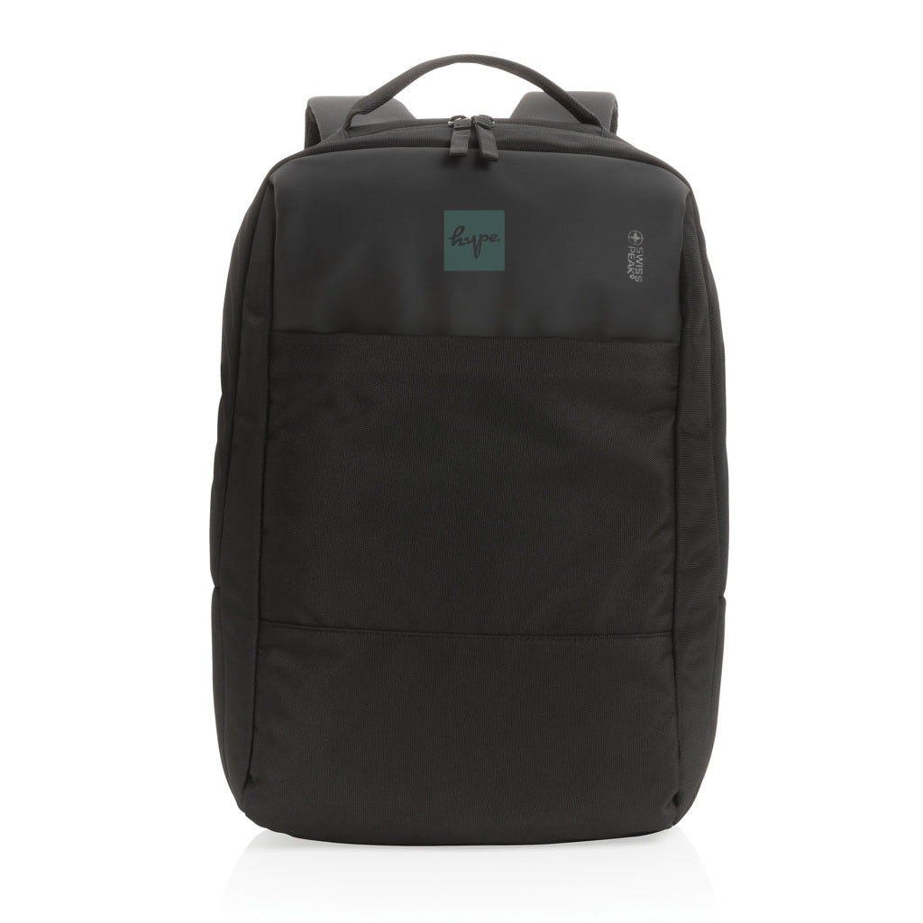 Mochila de Negocios Sostenible de rPET Reciclado con Compartimento para Ordenador 15, 6" ,Trazador AWARE™ y Contribución a ONG