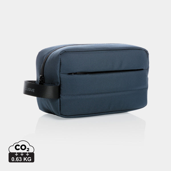 Neceser Ecológico de rPET Reciclado para Personalizar con Bolsillo Impact con Trazador Aware