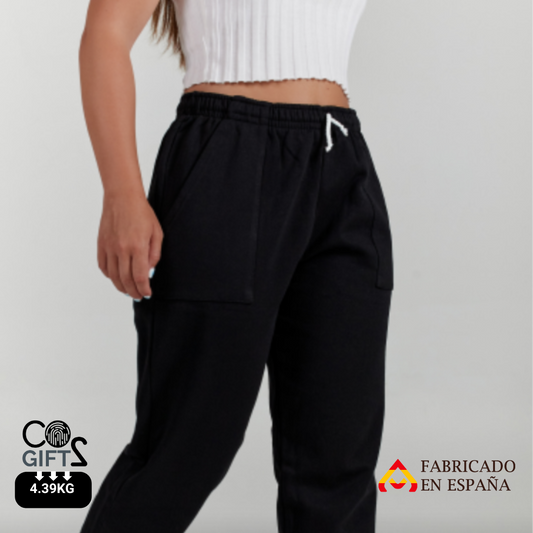 Pantalón Básico Unisex Sostenible de Algodón Reciclado y Poliéster Reciclado para Personalizar Fabricados en España Glaciar - 285gr/m2