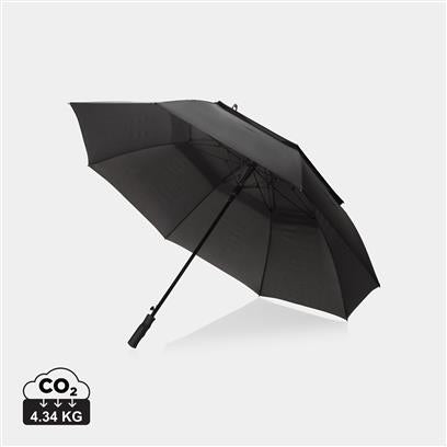 Paraguas Ecológico Antitormenta de RPET para Personalizar con Trazador AWARE™ y Contribución a ONG - Swiss Peak Tornado 30"
