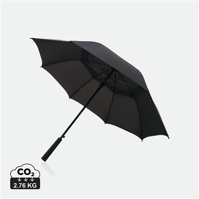 Paraguas Ecológico Automático Antitormenta de RPET para Personalizar con Trazador AWARE™ y Contribución a ONG - Swiss Peak Tornado 23"