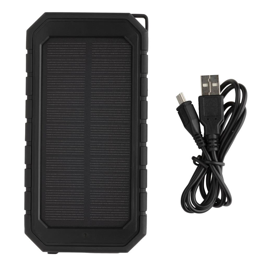 Power Bank Cargador Inalámbrico Sostenible Solar para Personalización Especial Aire Libre. 10.000 mAh