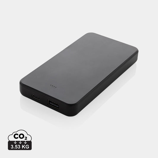 Powerbank Ecológico de Plástico Reciclado con Certificado RCS para Personalizar con Carga de Hasta 2 Dispositivos Simultáneamente Boostcore 10.000mAh