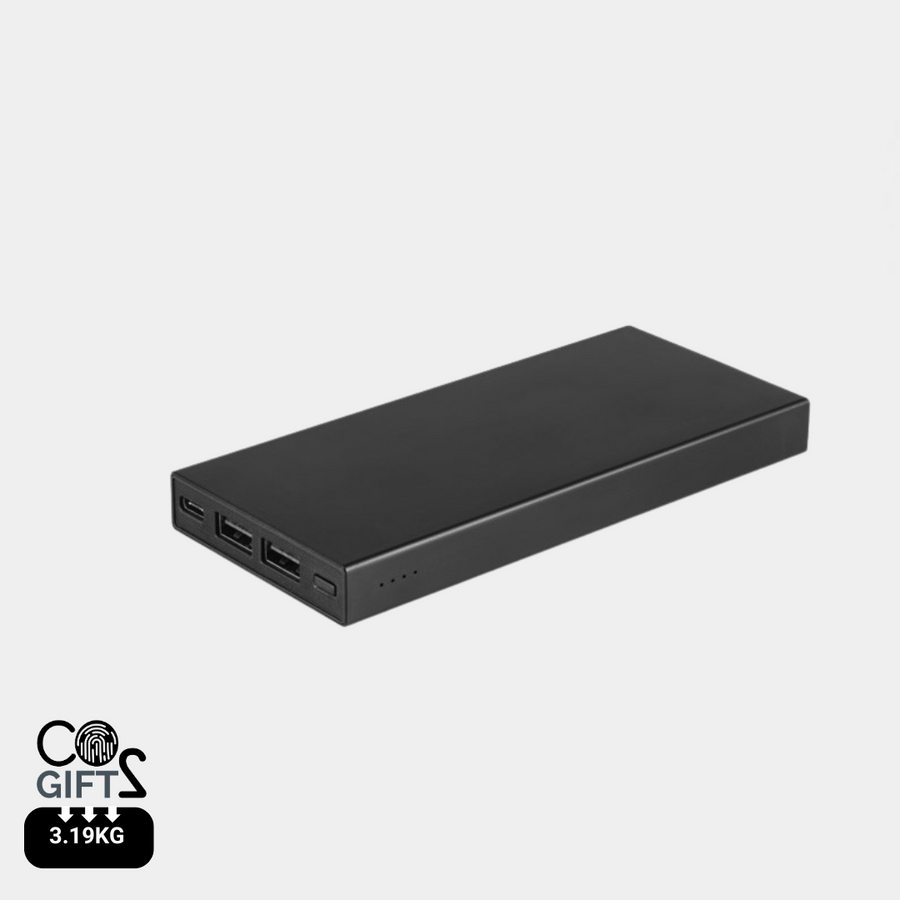 Powerbank sostenible de aluminio reciclado personalizado para regalos corporativos premium