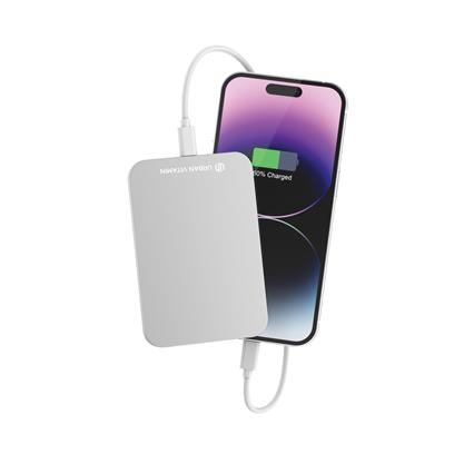 Powerbank de Tecnología Magnética Sostenible de Aluminio Reciclado y ABS con Certificado RCS para Personalizar Urban Vitamin Burbank 3.000 mah