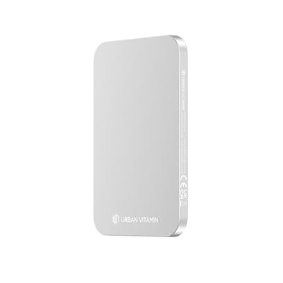 Powerbank de Tecnología Magnética Sostenible de Aluminio Reciclado y ABS con Certificado RCS para Personalizar Urban Vitamin Burbank 3.000 mah