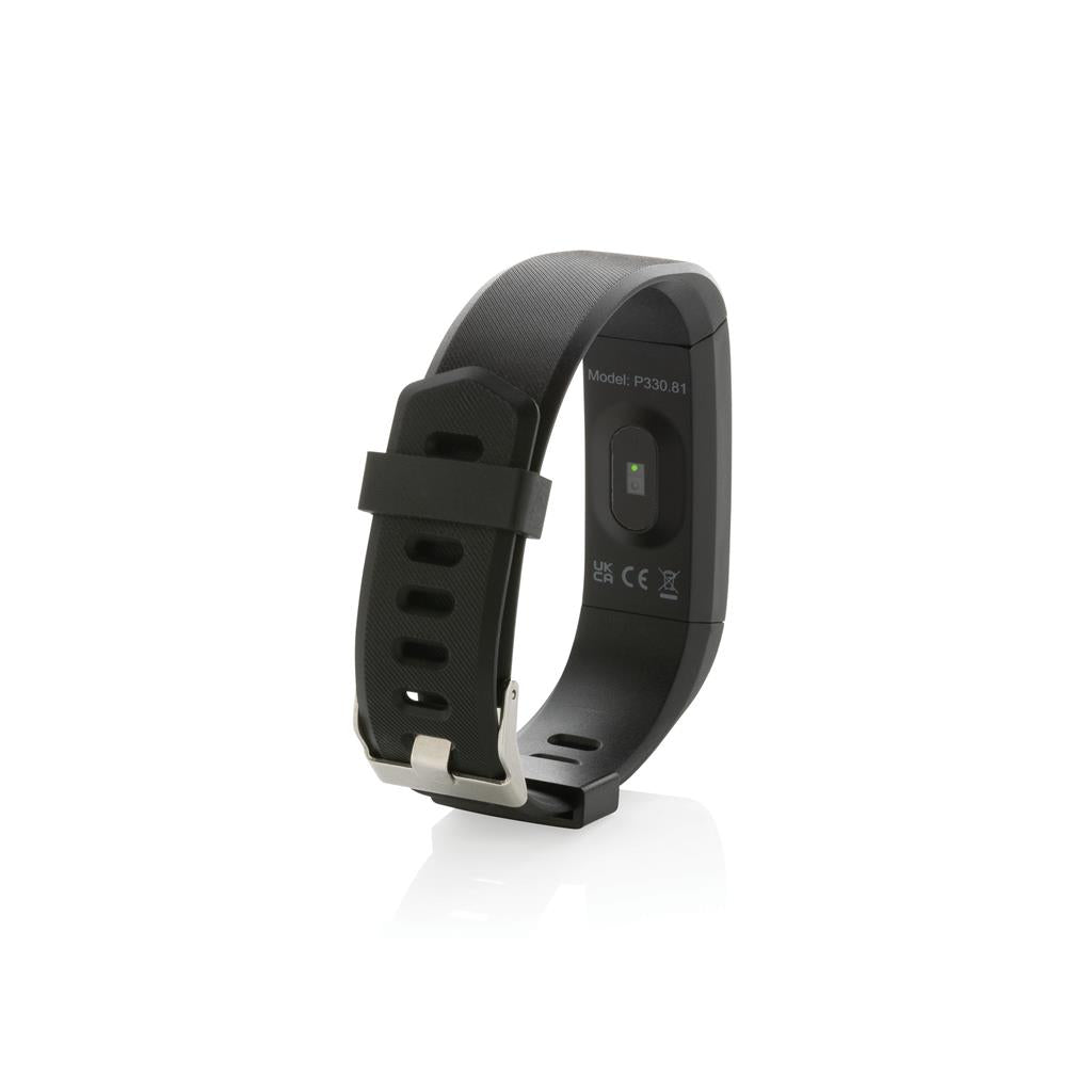 Pulsera Fit de Actividad Multifunción con Pulsómetro  Sostenible de TPU Reciclado con Certificado RCS para Personalizar