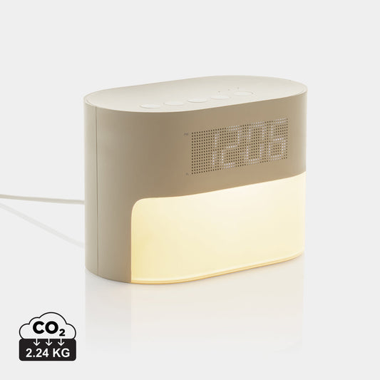Reloj despertador personalizado como regalo corporativo sostenible