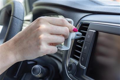 Soporte para Smartphone para Coche Sostenible de ABS Reciclado RCS para Personalizar Giratorio 360 Acar