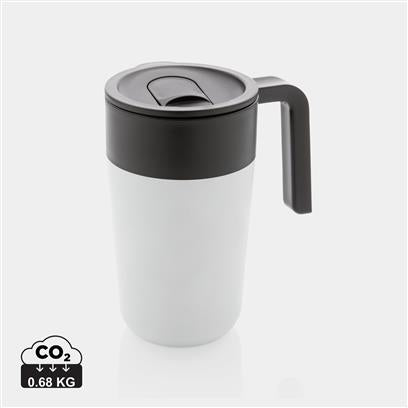 Taza Ecológica de PP Reciclado Y Acero Inoxidable con Certificado GRS para Personalizar Especial Take Away - 480ml