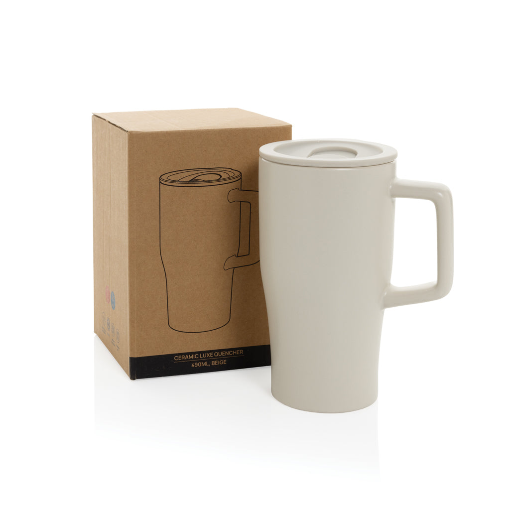 Taza de ceramica ecologica de 490 ml con tapa antigoteo para regalos corporativos sostenibles personalizada -490ml_6
