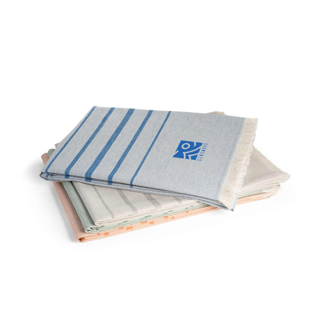 Toalla Multifuncional Sostenible de Algodón y Algodón Reciclado con Certificado OEKO-TEX® Personalizable Made in Portugal Caplan - 260 g/m²