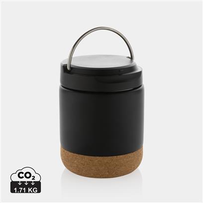 Tupper Ecológico de Acero Inoxidable Reciclado Con Certificado RCS para Personalizar Sin BPA Mantiene Temperatura de Alimentos Durante Horas Savory- 400ml