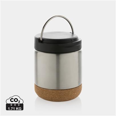 Tupper Ecológico de Acero Inoxidable Reciclado Con Certificado RCS para Personalizar Sin BPA Mantiene Temperatura de Alimentos Durante Horas Savory- 400ml