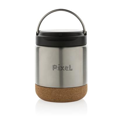 Tupper Ecológico de Acero Inoxidable Reciclado Con Certificado RCS para Personalizar Sin BPA Mantiene Temperatura de Alimentos Durante Horas Savory- 400ml