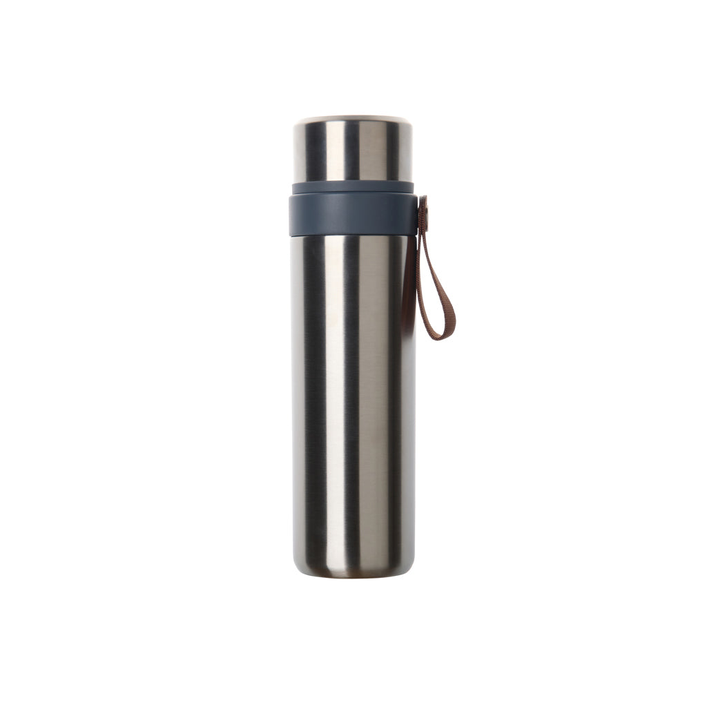 Termo Sostenible de Doble Pared de Acero Inox. Reciclado Certificado RCS para Personalizar con Tapa Convertible en 2 Vasos Tono - 750ml