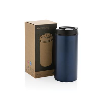 Vaso Take Away Ecológico de Acero Inoxidable Reciclado con Certificado RCS para Personalizar en Amplia Gama de Colores Metro -300ml