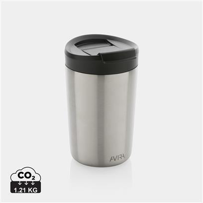 Vaso Térmico Ecológico de Acero Inoxidable Reciclado Aislado de Doble Pared con Certificado RCS para Personalizar en Amplia Gama de Colores Avira Alya- 300ml