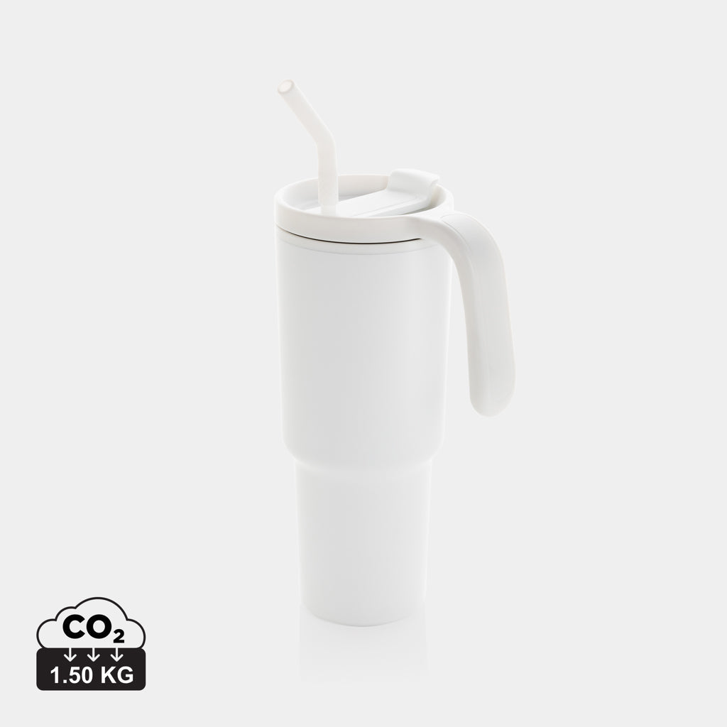 Vaso reutilizable de acero inoxidable reciclado 900 ml – regalo corporativo sostenible