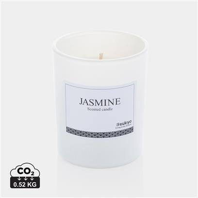 Vela Aromática de Jazmín Sostenible en Recipiente de Vidrio para Personalizar Especial Eventos Ukiyo