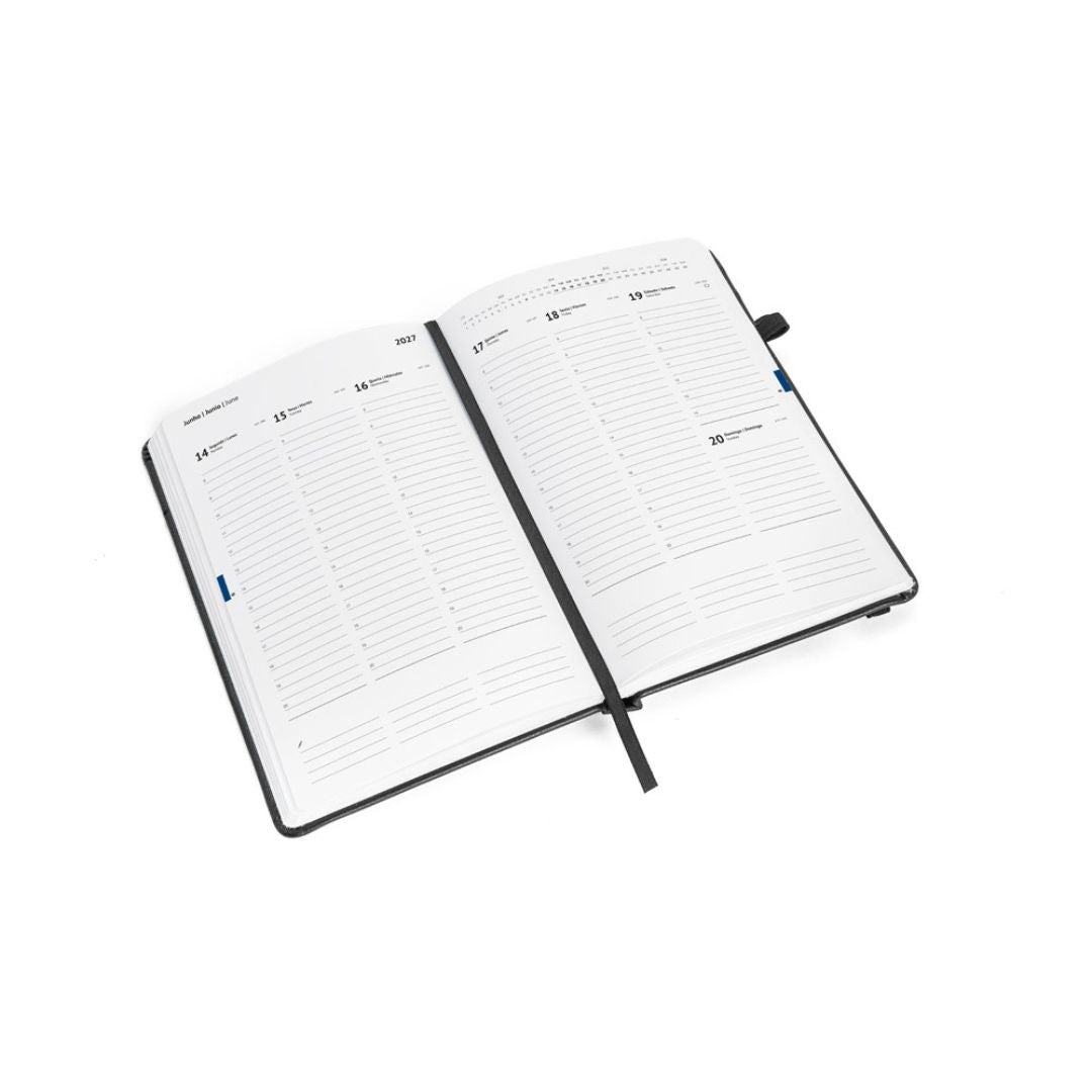 Agenda Waters 2027 con huella de carbono calculada de 0,84 kg CO2-eq