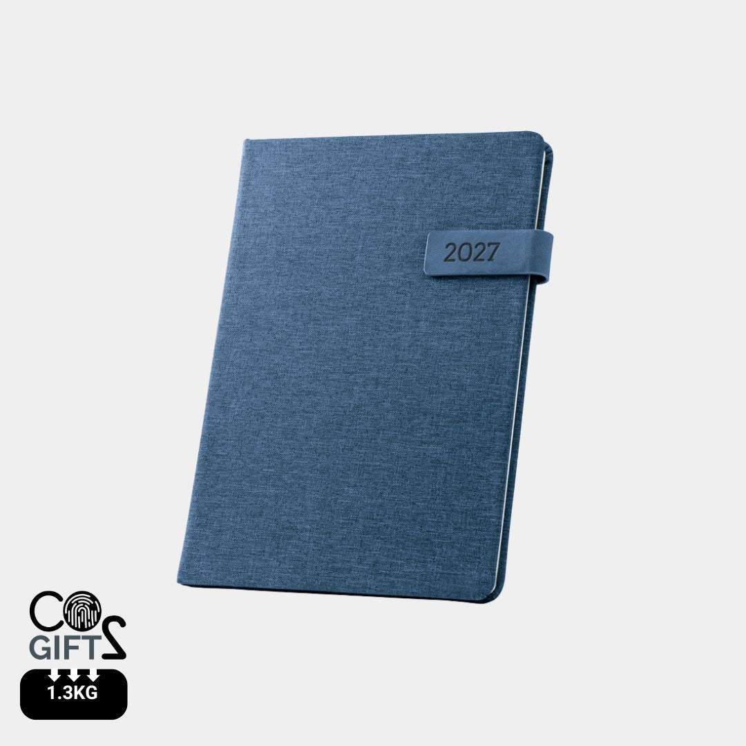 Agenda 2027 Andresen B5 rPET 100% Reciclado Semana Vista con CO2 Verificado