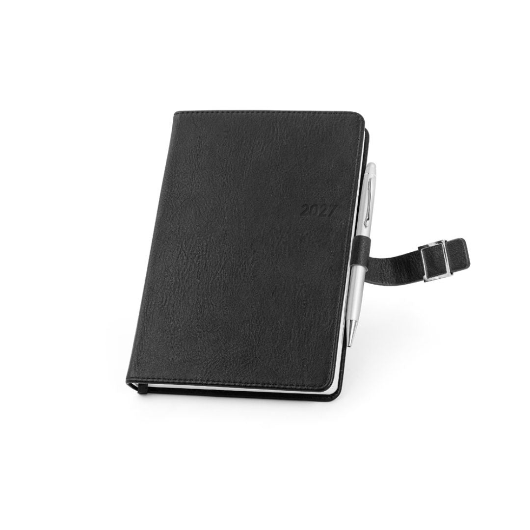 Merchandising para empresas con agenda elegante y funcional de escritorio