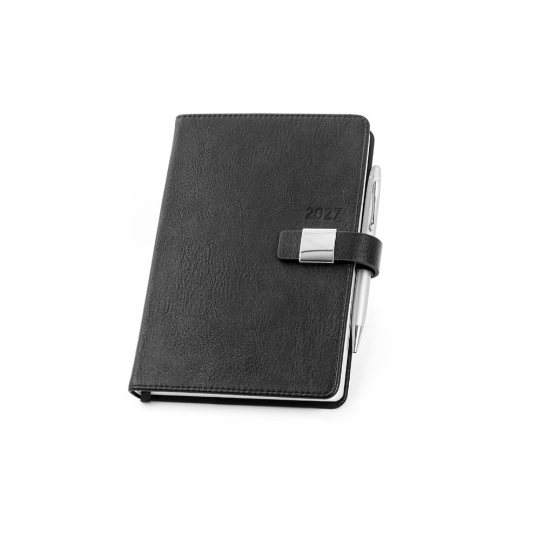 Agenda promocional con huella de carbono calculada y PU reciclado