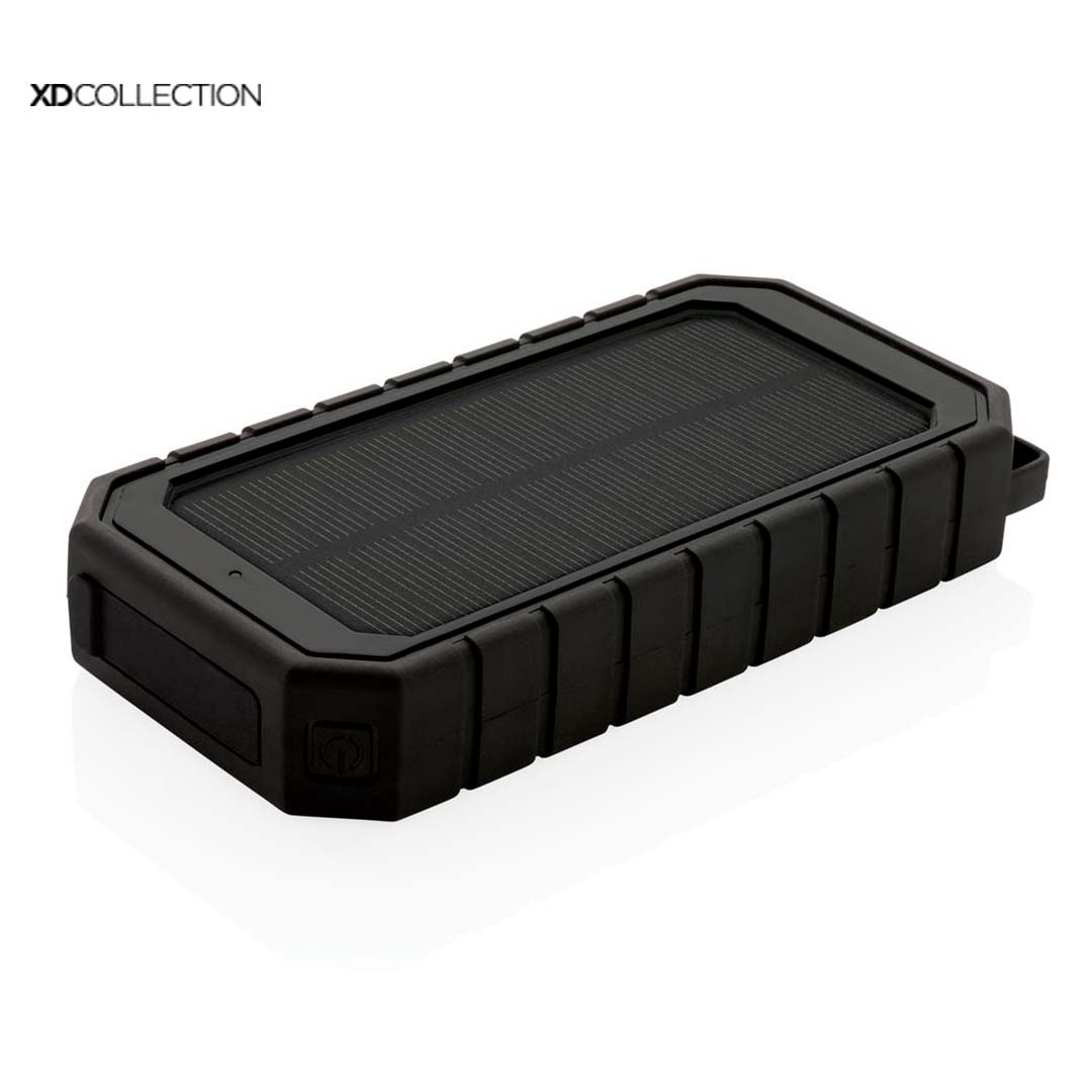 Power Bank Cargador Inalámbrico Sostenible Solar para Personalización Especial Aire Libre. 10.000 mAh