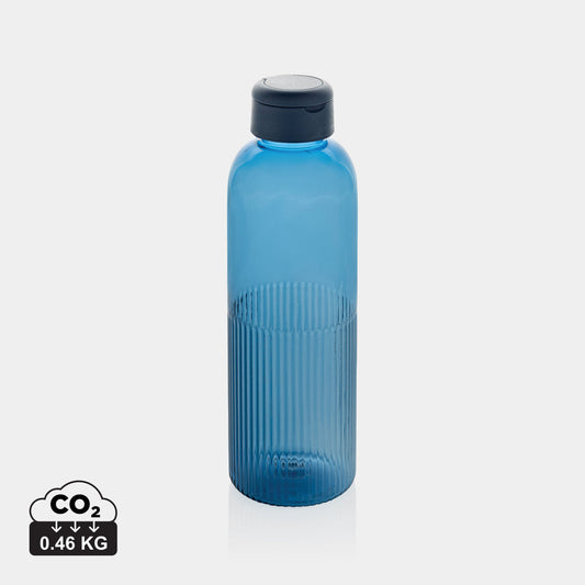 otella Ripple de PET reciclado 750 ml con tapa y asa color azul 
