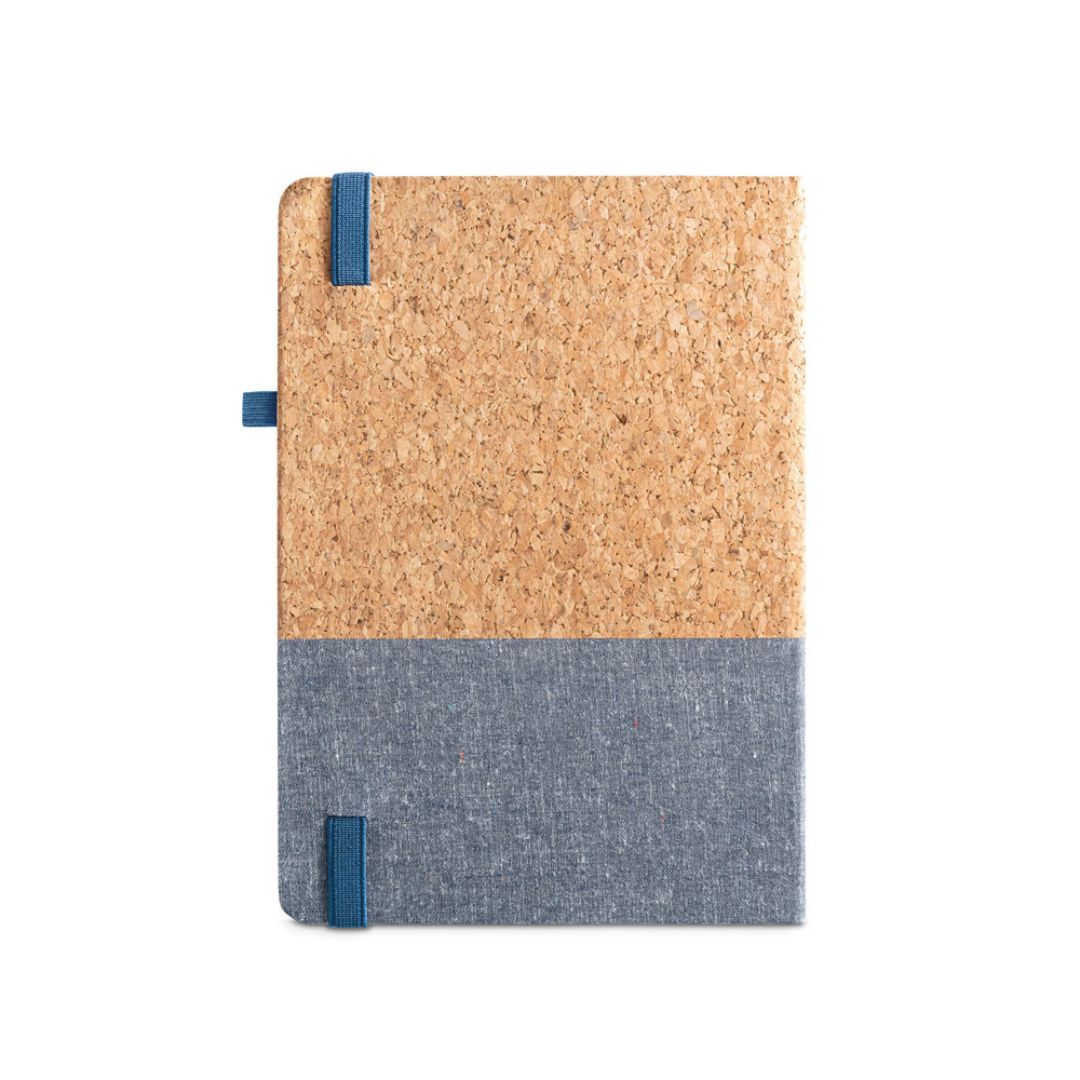 Agenda promocional con materiales naturales y papel certificado FSC™