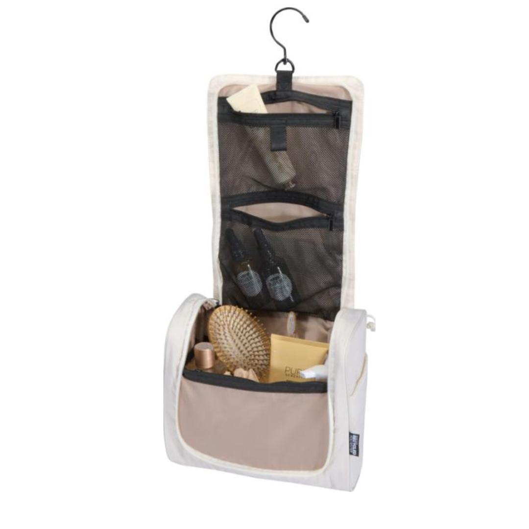 Neceser Colgante Puffer GRS Reciclado – Regalo Corporativo Sostenible para Viajes y Welcome Packs
