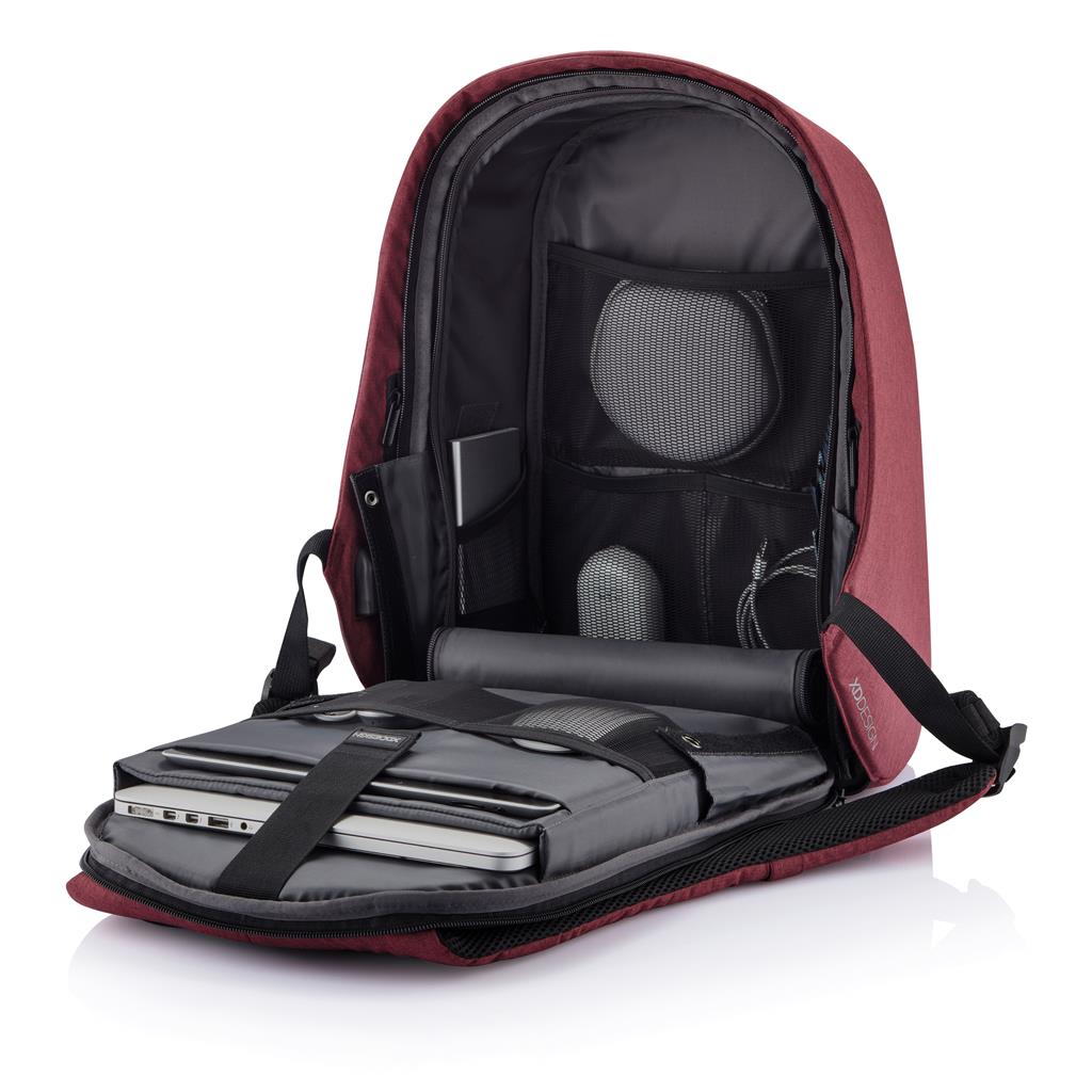 Mochila Antirrobo Ecológica de rPET Reciclado con Trazador AWARE ™ y Bolsillos para PC y Tablet Bobby Hero Regular