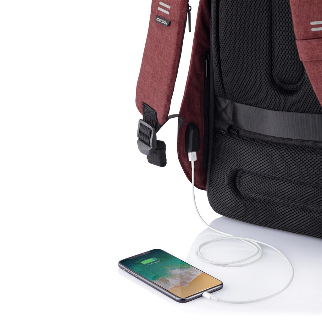 Mochila Antirrobo Ecológica de rPET Reciclado con Trazador AWARE ™ y Bolsillos para PC y Tablet Bobby Hero Regular