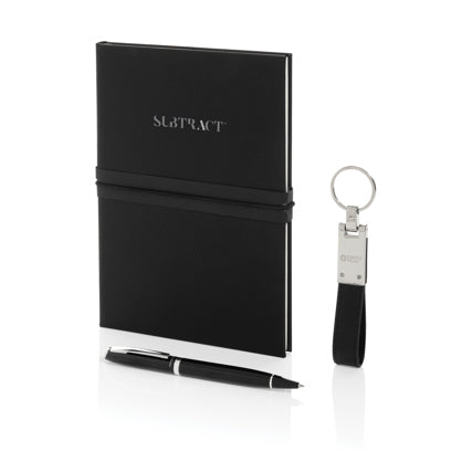 Set de Regalo Empresarial Swiss Peak RCS Business – Welcome Pack Sostenible con Libreta y Bolígrafo
