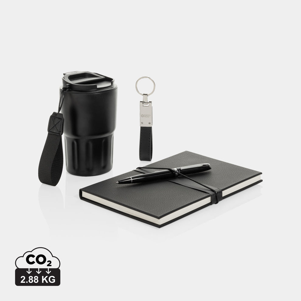 Set de oficina personalizado sostenible para welcome packs ejecutivos y regalos corporativos premium