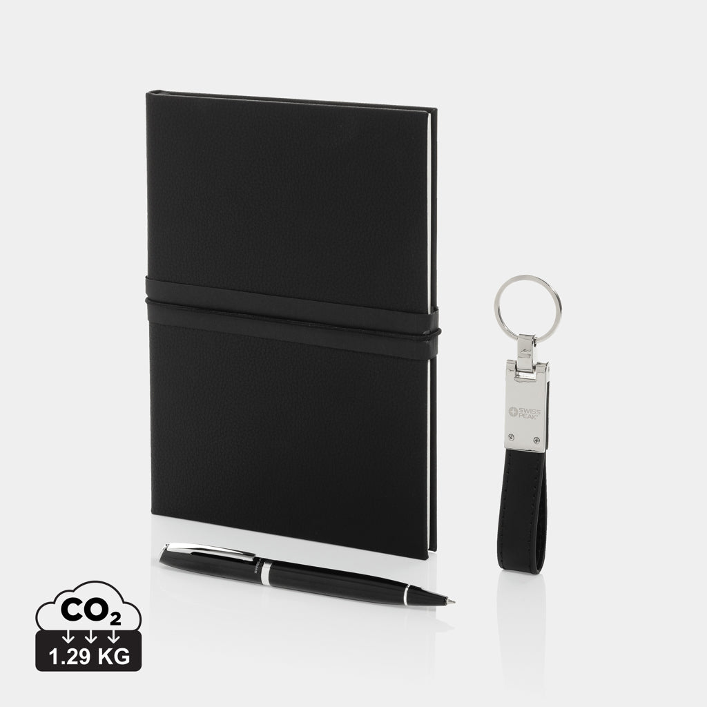 Set de Regalo Empresarial Swiss Peak RCS Business – Welcome Pack Sostenible con Libreta y Bolígrafo