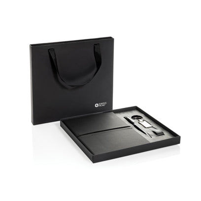 Set de Regalo Empresarial Swiss Peak RCS Business – Welcome Pack Sostenible con Libreta y Bolígrafo