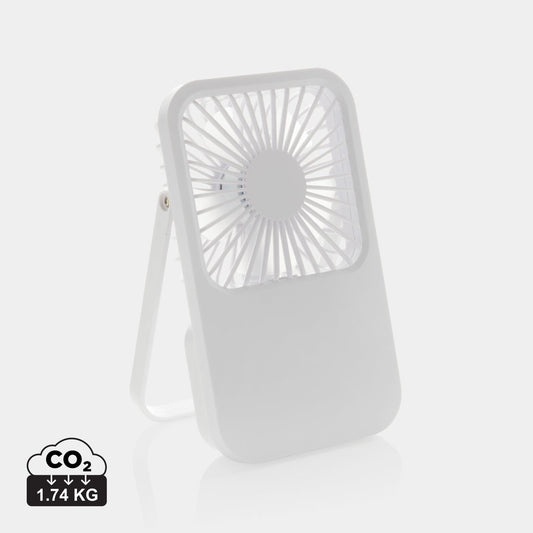 Ventilador de escritorio sostenible Aervina personalizado con logo de empresa