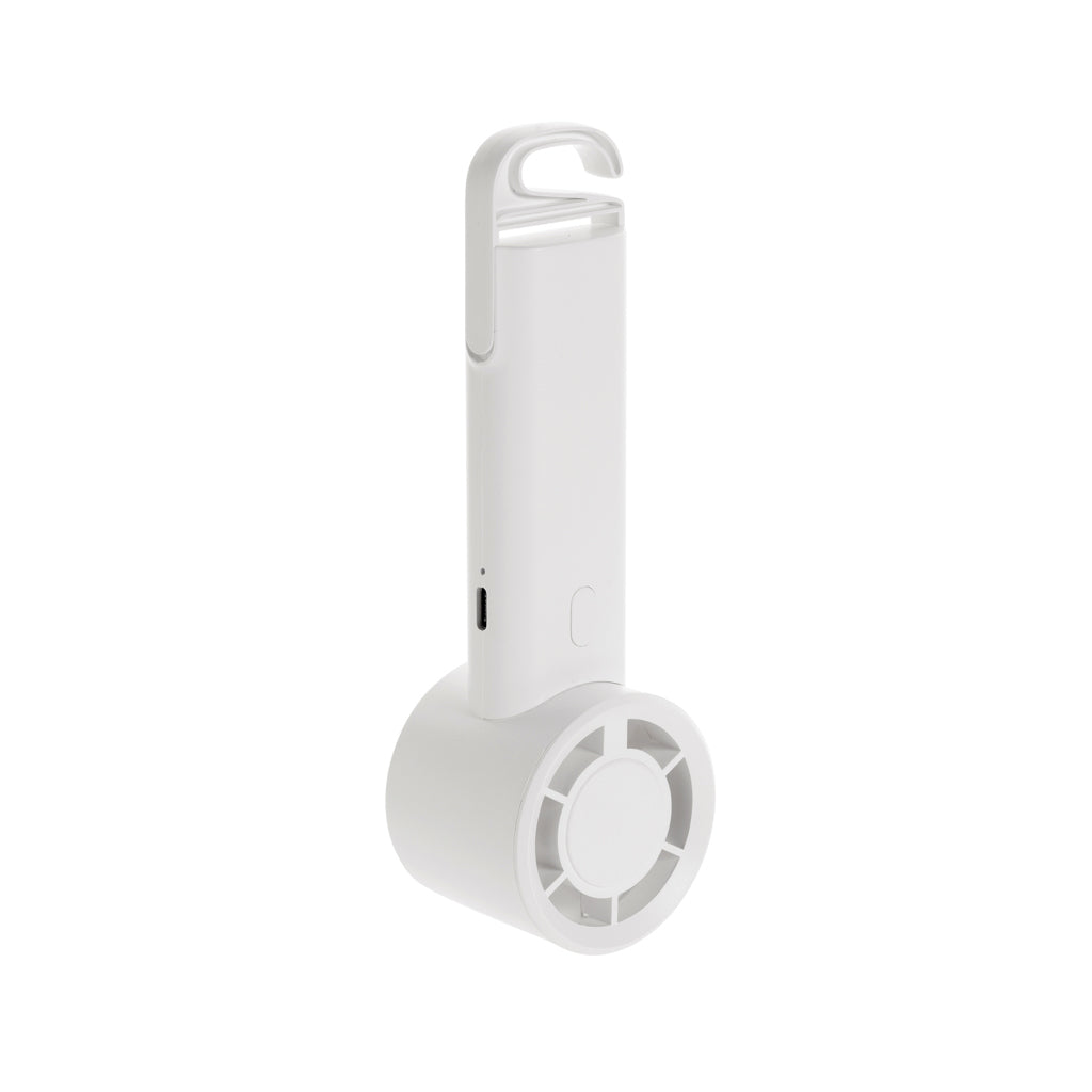 Ventilador Twist RCS con gancho extensible y diseño compacto para empresa